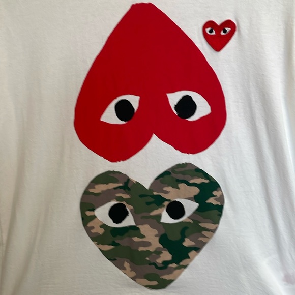 Comme des Garcons Play Women's T-shirt - Picture 2 of 4